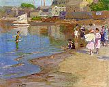 Children Playing at the Beach by Edward Henry Potthast